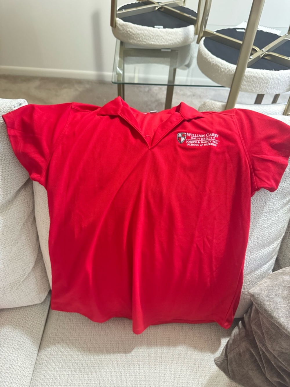 William Carey University Red Polo Shirt - Nursing Student